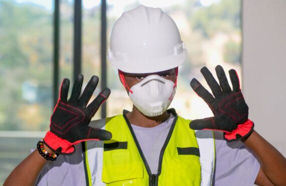 person in personal protective equipment